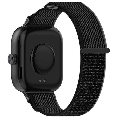 Bracelet nylon pour Xiaomi Smart Band 9 Pro double pack noir et gris LOKEKE