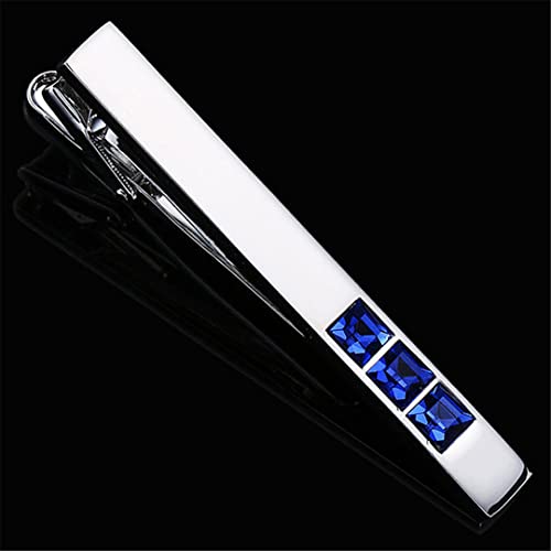 AGOUNOD Alfiler de Corbata Pasador de Corbata de Hombre Dorado Plateado y Negro (Color : 25)