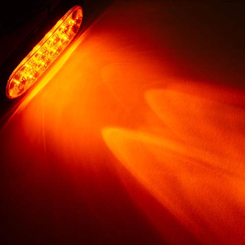 Kit de 12 lámparas LED Ovaladas 6" Stop/Tail/Turn miniatura 4
