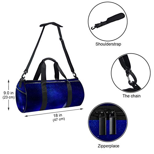 Dragon Sword Nature Landscape Sailing Vessel Designed Travel Duffel Bag Luggage Tote Bag Gym Sports Bag for Man Women