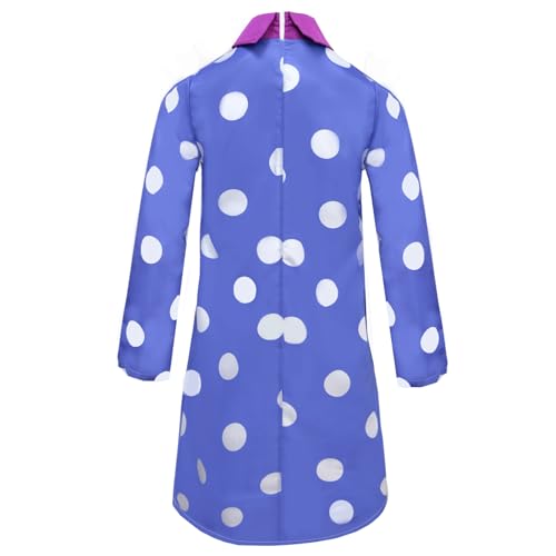 Disfraz Cosplay Mujer Vestido Morado con Medias miniatura 3