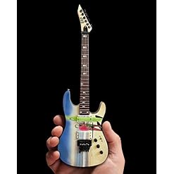 AXE HEAVEN Metallica Kirk Hammett ESP Joker Surfs Up Réplique de guitare miniature - Les Beatles, Paul McCartney, John Lennon, RIngo Starr, George Harrison AXE HEAVEN Metallica Kirk Hammett ESP Joker Surfs Up Réplique de guitare miniature – Image 3