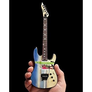 AXE HEAVEN Metallica Kirk Hammett ESP Joker Surfs Up Réplique de guitare miniature - Les Beatles, Paul McCartney, John Lennon, RIngo Starr, George Harrison AXE HEAVEN Metallica Kirk Hammett ESP Joker Surfs Up Réplique de guitare miniature – Image 3