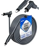 VANDESAIL for Starlink Gen 2 Cable, Compatible Starlink Replacement Cable, Waterproof for Starlink Rectangular Satellite Gen 2 Grey -50FT(15M)