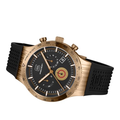 Image of GLOCK Men's Quartz Watch | 43mm case | Wristwatch with Steel case and Date Display | Men's Watch with Swiss Super-LumiNova Pointers and Indices | GW-34