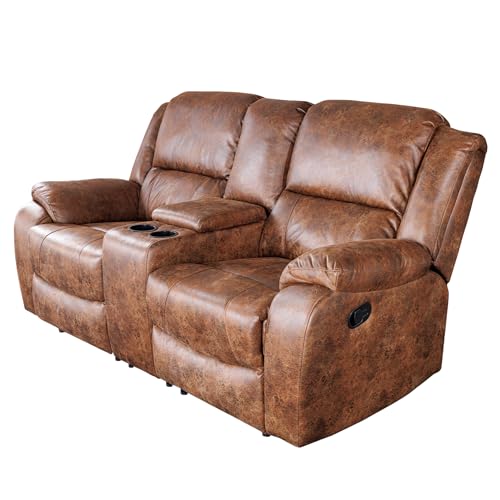 riess-ambiente.de Exklusiver 2er Kinosessel Hollywood antik braun mit Cupholder