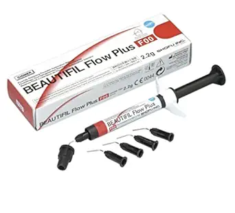 Shofu Beautifil Flow Plus F00 Zero Flow - A1 Syringe, 1-2.2 Gm. Syringe. Injectable Hybrid Restorative Material, Light-Cure. Non-slumping, Precision Stacking, proximal Wall/core Build-up Material