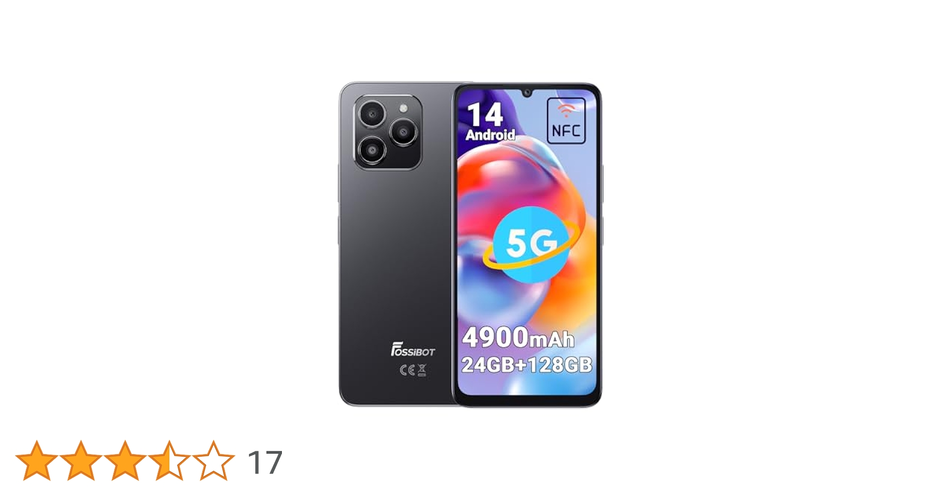 Amazon | FOSSiBOT S1 スマホ 5G対応 Android 14 携帯本体 SIM