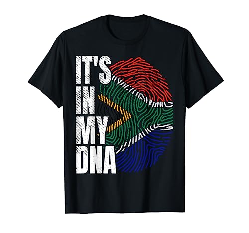 It's in My DNA South African Flag Power Proud Boy Girl Gift T-Shirt