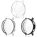 EZCO 3-Pack Screen Protector Case Compatible with Samsung Galaxy Watch Active 2 40mm / 44mm, Plated Soft Tup Case Full Coverage Screen Protective Cover Bumper Frame for Galaxy Active 2 Watch