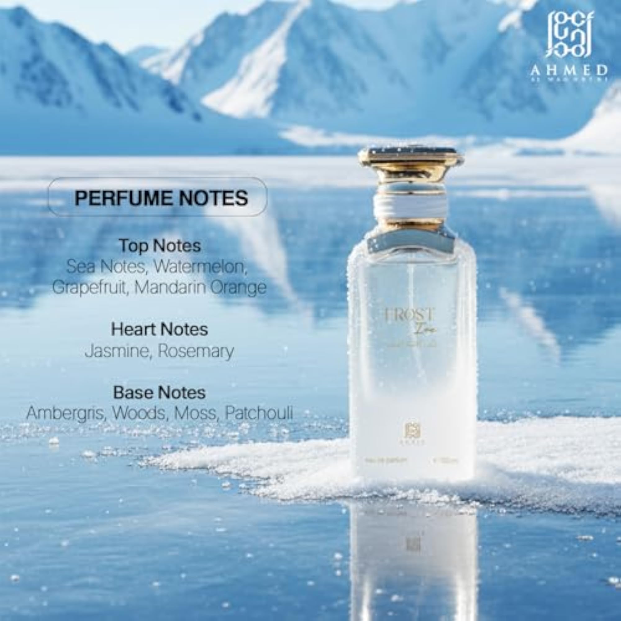Frost Ice Eau De Parfum for Men, Refreshing 100ml