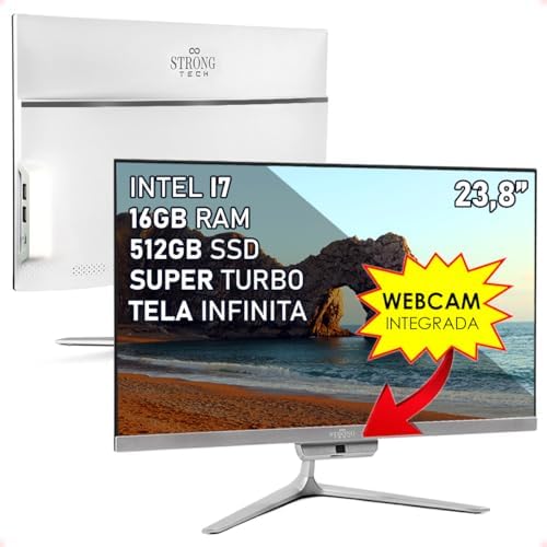 Computador All In One Intel Core i7 23,8" Full HD 16GB SSD 512GB ...