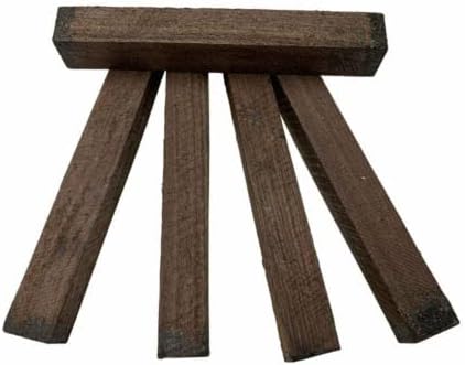 Madera de madera para carpintería - Construcción - Paisajismo Paquete de 25, bolígrafos de palisandro de las Indias Orientales en blanco de 3/4" x