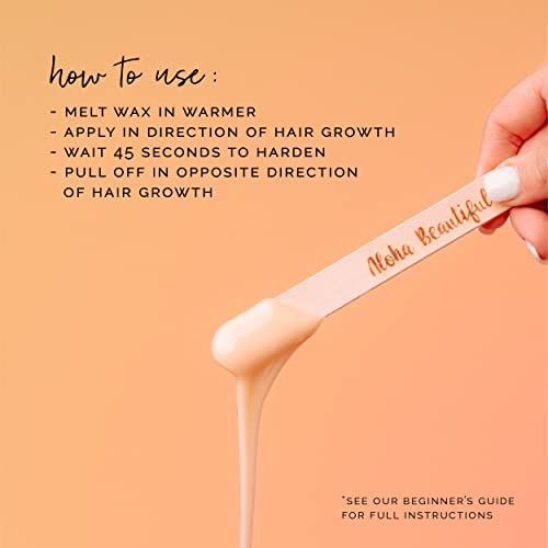 Hard Wax Beads For Hair Removal – Thin Fine Facial Hair Formula – Our Most Gentle Wax For Sensitive Skin, Browns, Soft Upper Lips, Sideburns And Neck – Large 1Lb Refill Pearl Beans For Wax Warmers – White Coconut Colada Bare Faced By Koluawax #TOP3