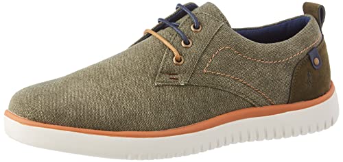 Hush Puppies Sandy Lace Up, Scarpe da Ginnastica Uomo, Cachi, 40.5 EU