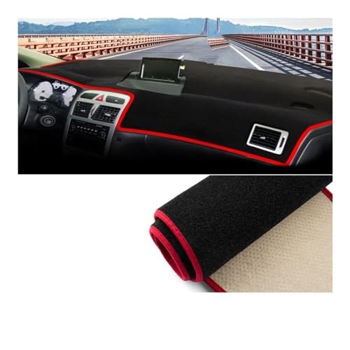 Tapis de tableau de bord Peugeot 307 protection anti-UV et anti-reflet