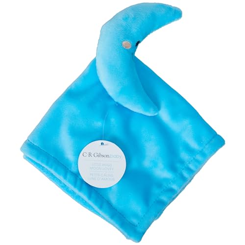 Image of C.R. Gibson Little Hugs Moon Minky Fabric Lovey Blanket for Babies, 12.5 inch x 12.5 inch, Multicolor