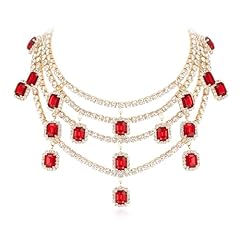 Ruby Red Gold-Tone