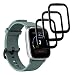 Produktbild PUUDUU [3 Stück Soft Displayschutzfolie für Amazfit GTS 2 Mini, Gebogene 3D Full Cover, Blasenfrei, Kratzfest, Hochwertige Schutzfolie aus für Amazfit GTS 2 Mini