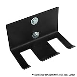 USA-MADE Wall Mounted Olympic Bar Hanger - 2 Bar Wall Mount Vertical Barbell Storage Rack - Weight Bar Wall Rack - Garage Gym Bar Holder