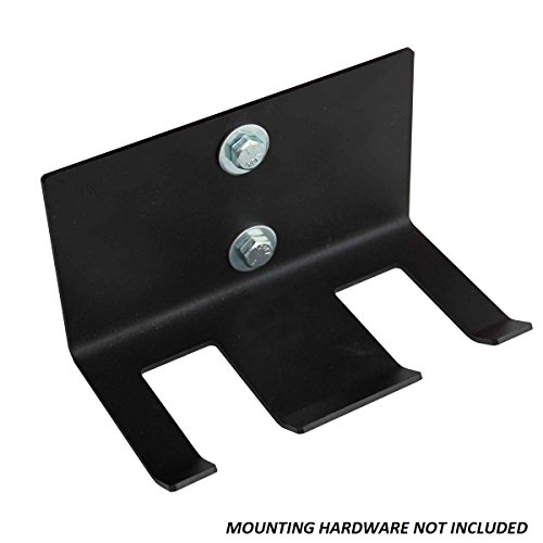 USA-MADE Wall Mounted Olympic Bar Hanger - 2 Bar Wall Mount Vertical Barbell Storage Rack - Weight Bar Wall Rack - Garage Gym Bar Holder