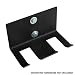 USA-MADE Wall Mounted Olympic Bar Hanger - 2 Bar Wall Mount Vertical Barbell Storage Rack - Weight Bar Wall Rack - Garage Gym Bar Holder