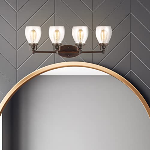 Image of Generation Lighting 4414504-710 Belton Four - Light Wall /Bath Vanity Style Fixture, Bronze