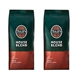 【豆】タリーズコーヒージャパンハウスブレンド 200g 2袋 お徳用 TULLY'S COFFEE 専用ギフトバッグ付