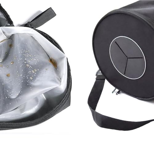 Cubo de basura para autocaravanas y barcos pontón con diseño plegable para camping 6