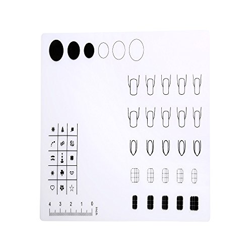 Yimart Simply Silicone Nail Polish Stamping Miracle Mat