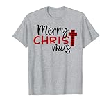 Photo Gallery buon cristo mas buffalo plaid croce vacanze natale maglietta Photo Gallery buon cristo mas buffalo plaid croce vacanze natale maglietta