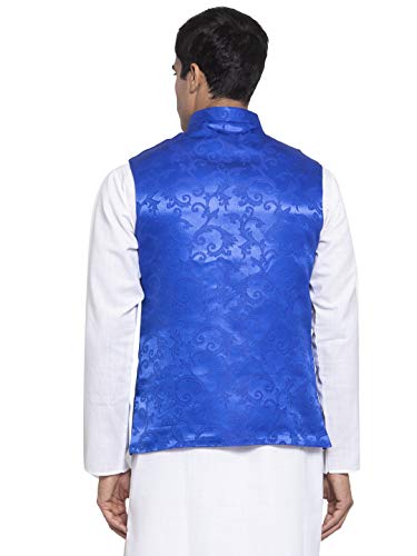 Image of Badoliya & Sons Men's Brocade Zari Nehru Jacket /Waist Coat