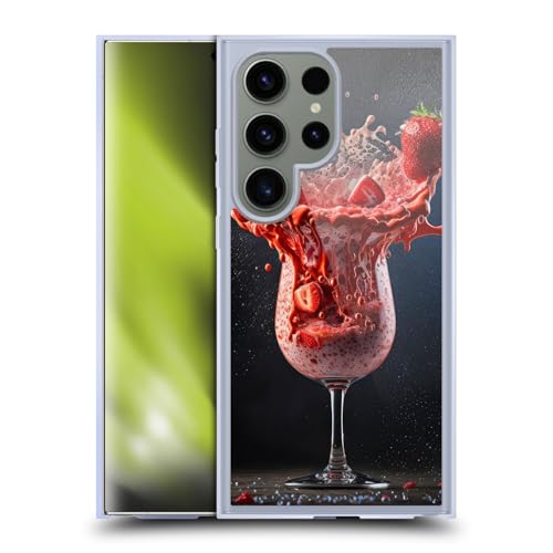 Coque Samsung S24 Ultra MagSafe protectrice et fine motif cocktail