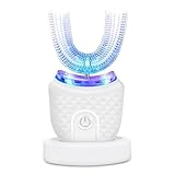 Ultrasonic Electric Toothbrush U Shaped Automatic Toothbrush 360° Silicone Whitening Wireless Mount Charging Waterproof Teeth Brush for Adult