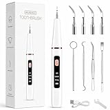 Kit Garaldentist De Limpieza Dental Para Sarro, Cepillo Dental Ultrasonico Portatil Para Limpieza Profunda, 2 Puntas Distintas, Con Luz Led, Ideal Para Tu Mascota