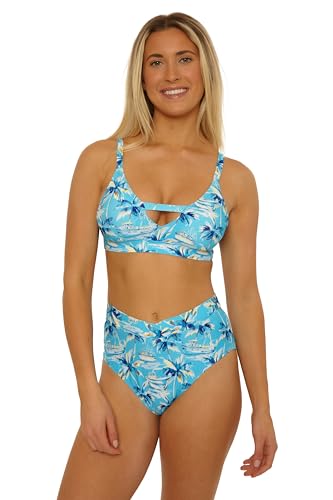 Salt Life Women's Tropic Palm Swim Bikini Top, Adjustable, Swimwear Separates3