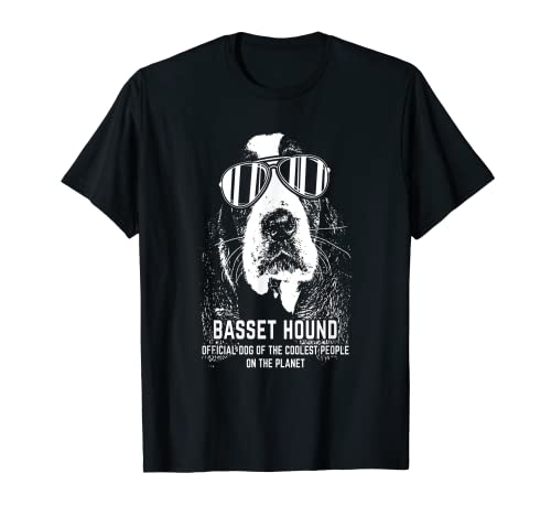 Camiseta oficial de Basset Hound con diseño de perro de los más geniales Camiseta