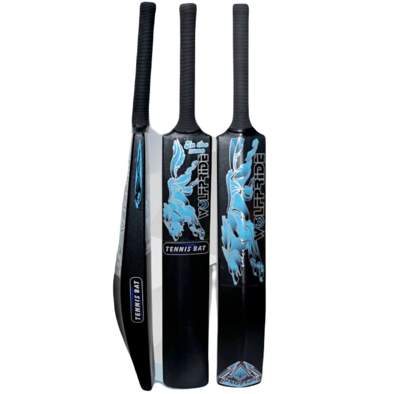 WOLF PRIDE Zone Blue & Black Black Hard Plastic Cricket Bat Size 8N (34"X4.5") (B0C3B7GL7Z) Amazon Price History, Amazon Price Tracker