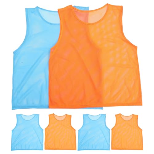 6pcs Soccer Training Vest Polyester Breathable Lightweight for Football