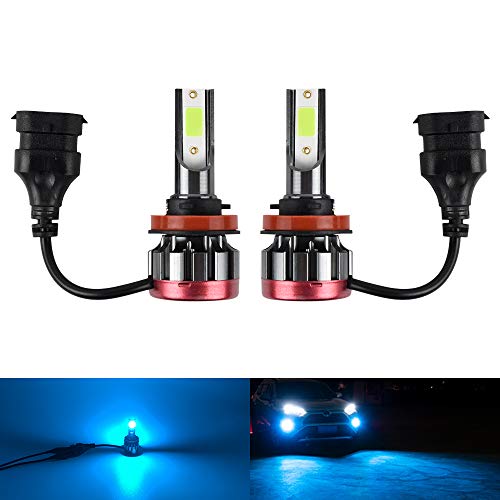 Amazon | FUTWOD H8 H9 H11 H16 LED フォグランプ アイスブルー
