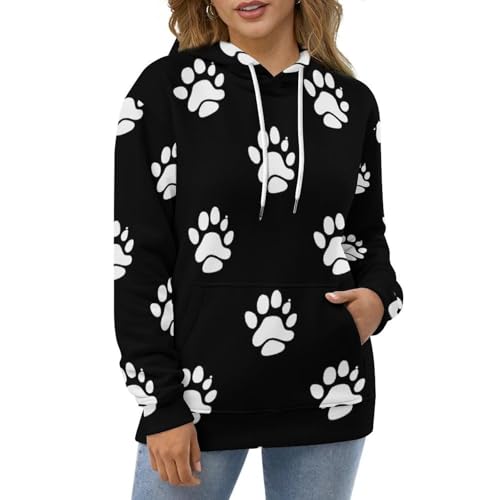 Pullover Empreintes Blanches pour stopper le froid avec style en taille S - 2