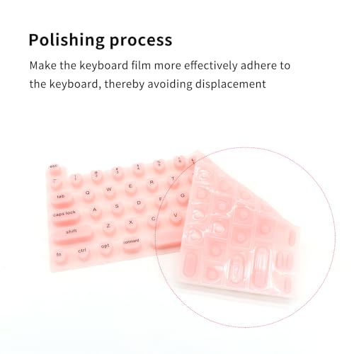 Protector para teclado para uñas largas silicona MacBook Pro 13 miniatura 3