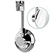 Bath Beyond Shower Head Holder - Flexible Shower Head Holder Adjustable Vacuum Suction Cup Shower Head Wall Mount Holder for Hand Held Shower Head (Adhesive Sticker Provided) (Chrome)