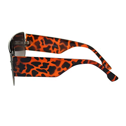 Futuristic Fresh 80s Scifi Space Shield Metal Flat Top Sunglasses3