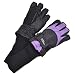 SnowStoppers Kid's Waterproof Ski & Snowboard Winter Gloves (X-Small Ages 4-7, Purple)