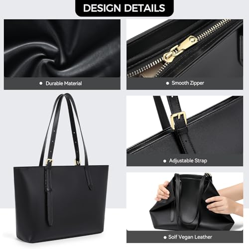 Bolso Tote para Mujer Faux Leather Suave miniatura 5