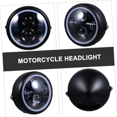 Phare LED rétro pour moto avec éclairage extérieur puissant et projection