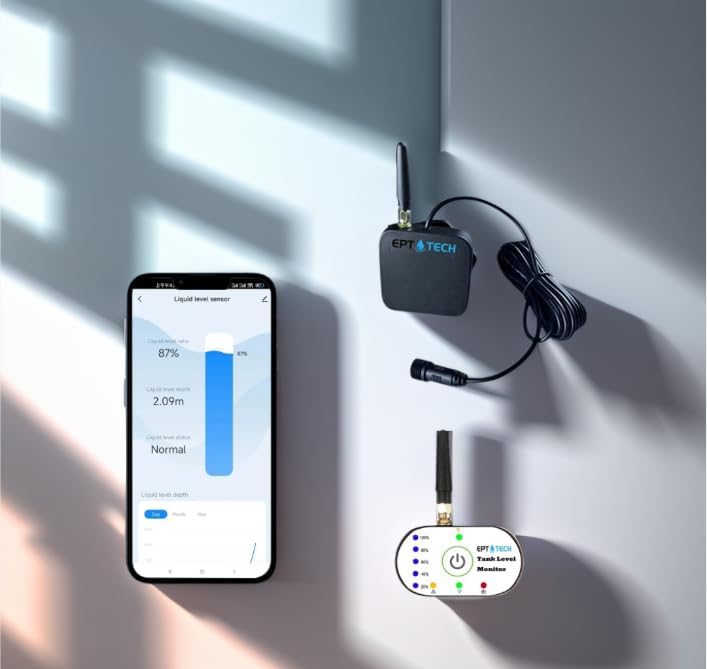 Amazon.com: EPTTECH Smart TLC2206 WiFi Water Oil Fuel Liquid Tank Level ...