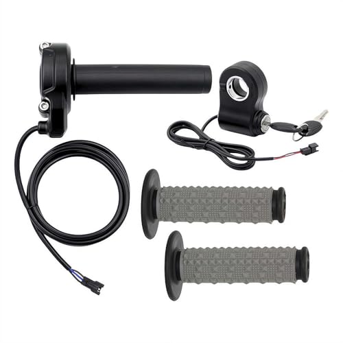 Ebike Full Twist Grip with Key Ignition – Anti Slip