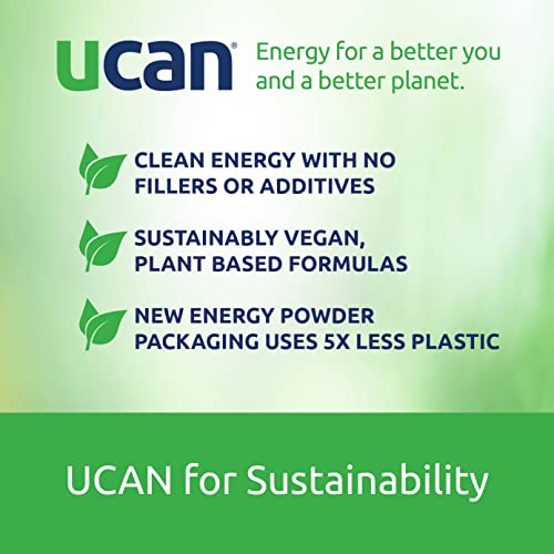 Ucan Energy Powder, Orange, Keto, Sugar-Free Pre & Post Workout For Men & Women, Non-Gmo, Vegan, Gluten-Free, Great For Runners, Gym-Goers And High Performance Athletes | 30 Servings (26.5 Ounces) #TOP4